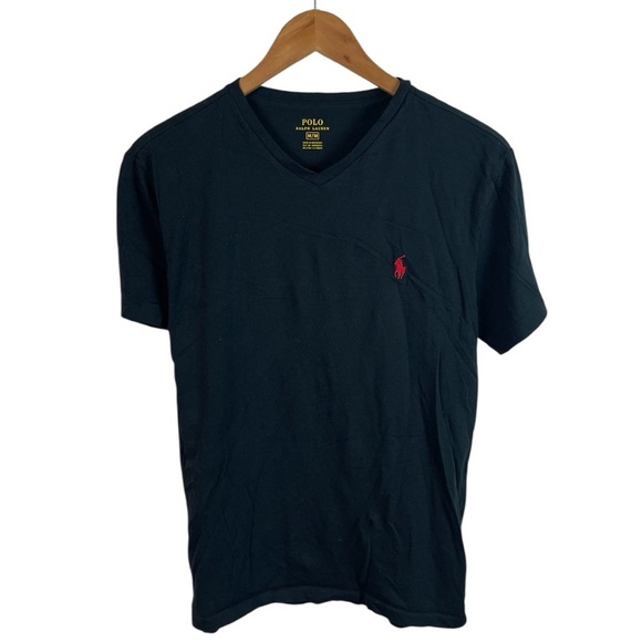 TS1111 Men’s Polo Ralph Lauren Designer Preppy V Neck T Shirt M - Picture 1 of 3
